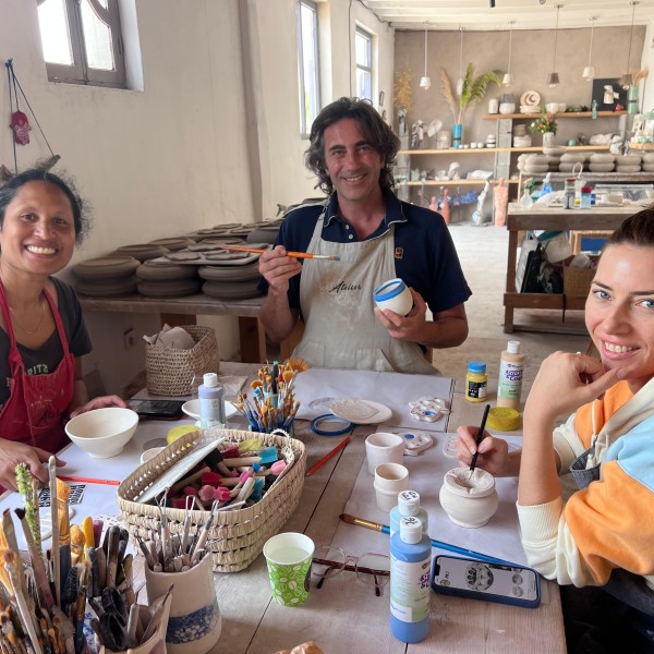 Ceramic painting workshop